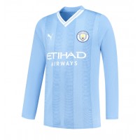 Koszulka piłkarska Manchester City Erling Haaland #9 Strój Domowy 2023-24 tanio Długi Rękaw